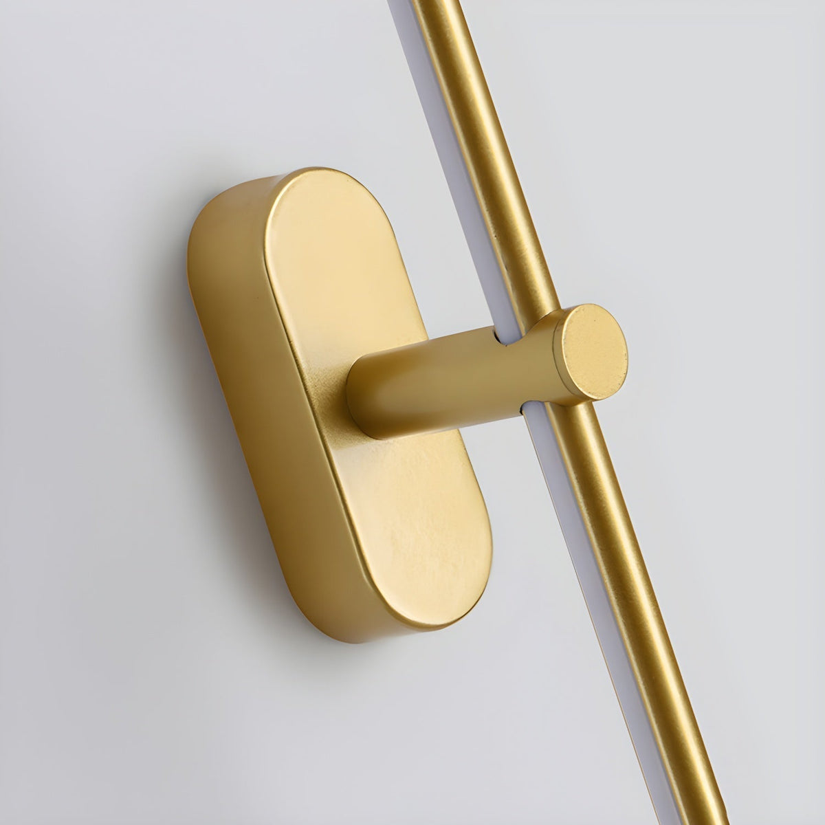 Linear LED Wall Light | Slim Metal Bar in Black or Gold, 27, 39 or 50 in | Over-Mirror Light, Warm or Cool White