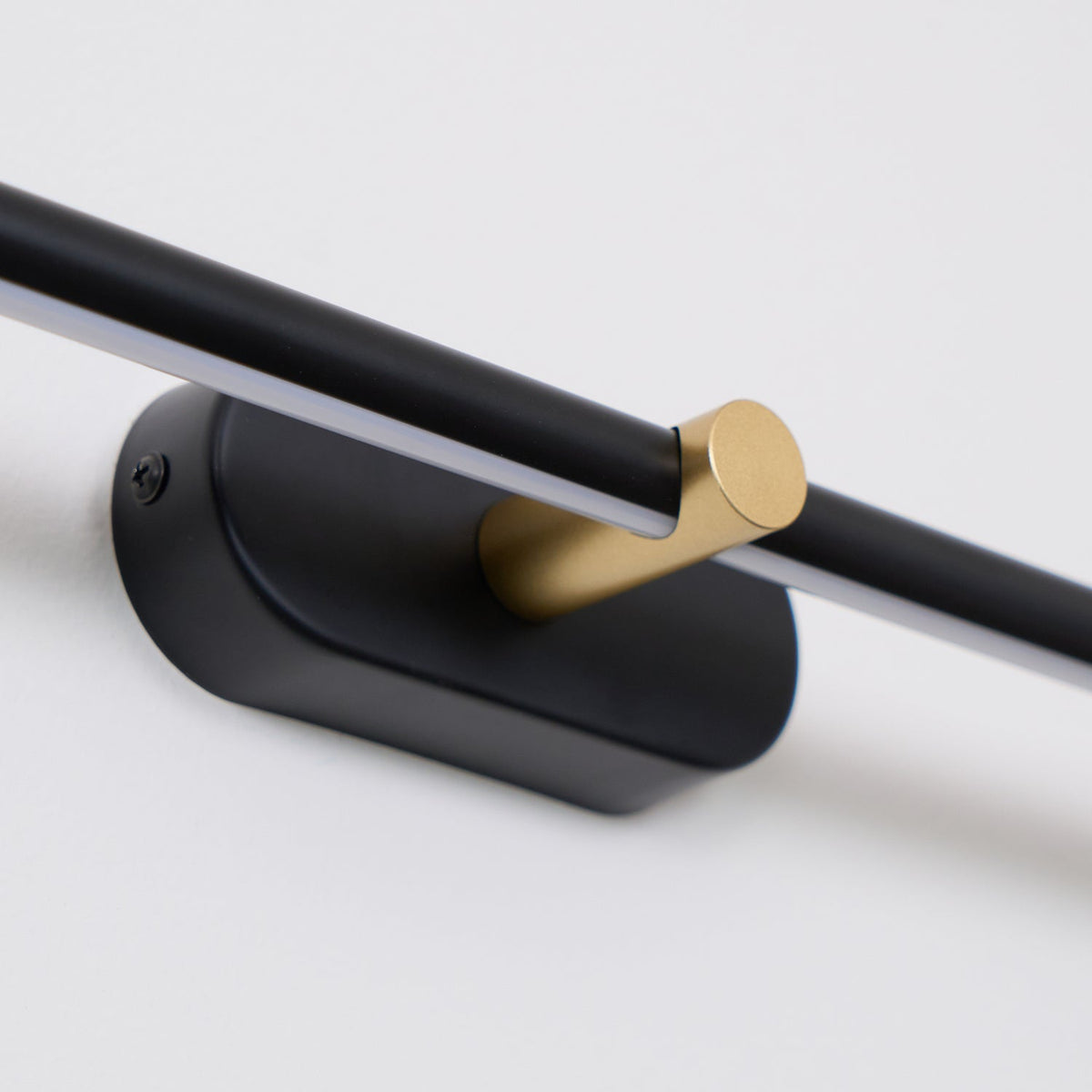 Linear LED Wall Light | Slim Metal Bar in Black or Gold, 27, 39 or 50 in | Over-Mirror Light, Warm or Cool White