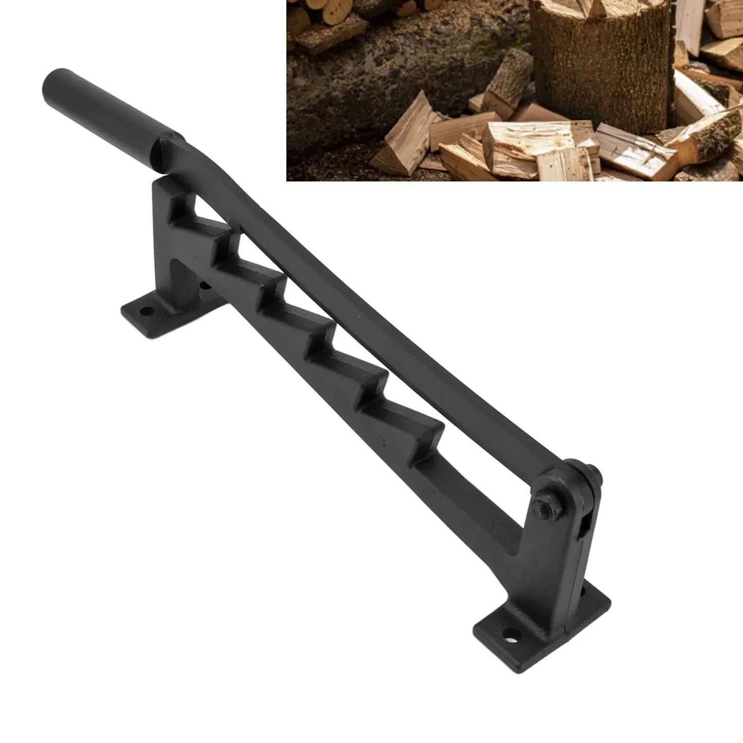 Wall Mounted Kindling Splitter | High Carbon Steel Firewood Cutter for Indoor & Outdoor Use