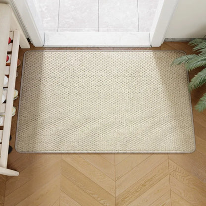 Faux Jute Outdoor Doormat | Non-Slip Rubber Backing
