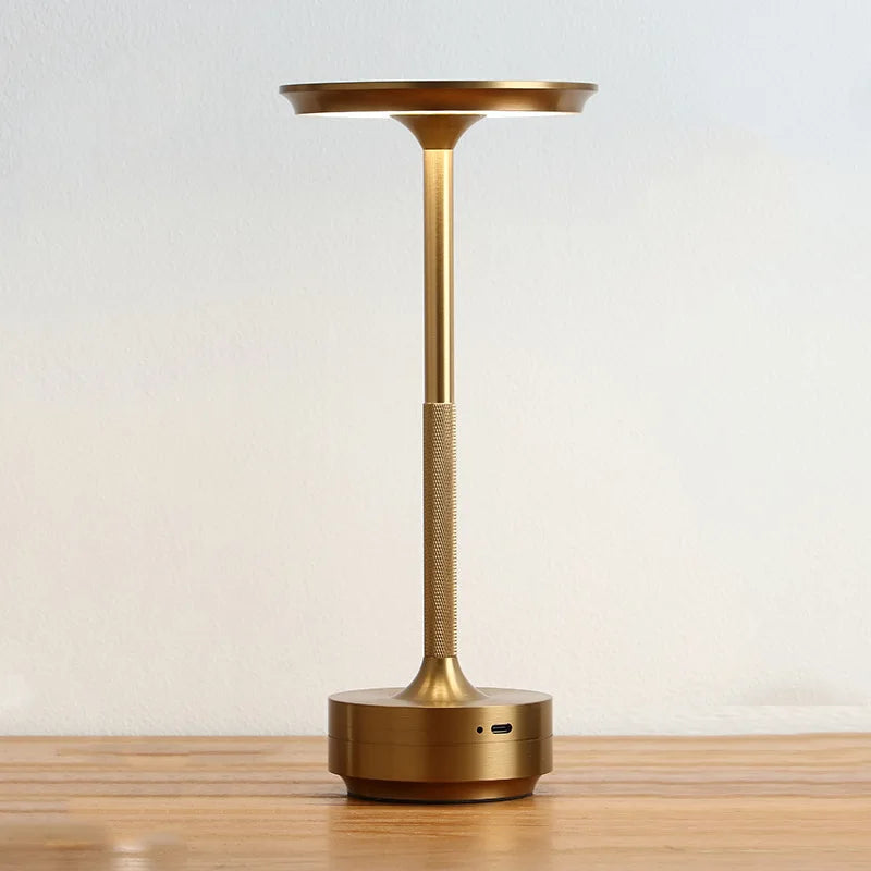 LED Table Lamp | Touch Control Dimming, Matte Aluminium