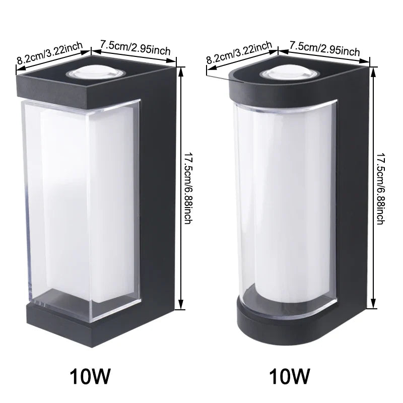 LED Wall Light | IP65 Waterproof Minimalist Outdoor Sconce