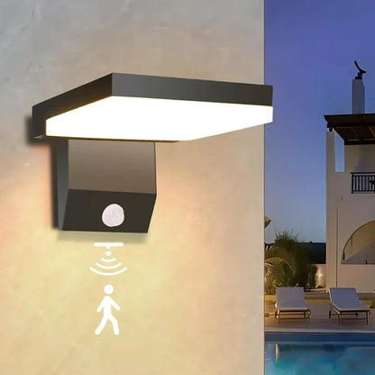 LED Outdoor Wall Light | IP65 Waterproof, Adjustable Foldable Head