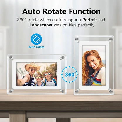 Digital Photo Frame | Acrylic Design with IPS Display