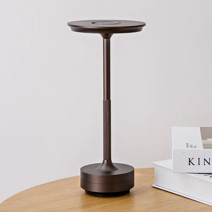 LED Table Lamp | Touch Control Dimming, Matte Aluminium