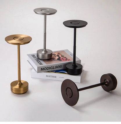 LED Table Lamp | Touch Control Dimming, Matte Aluminium