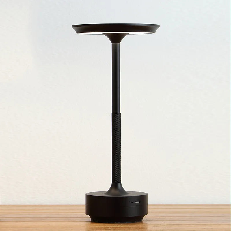 LED Table Lamp | Touch Control Dimming, Matte Aluminium