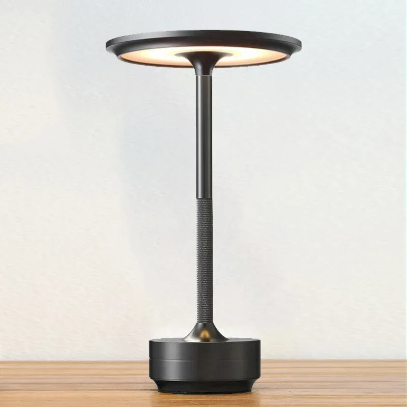 LED Table Lamp | Touch Control Dimming, Matte Aluminium
