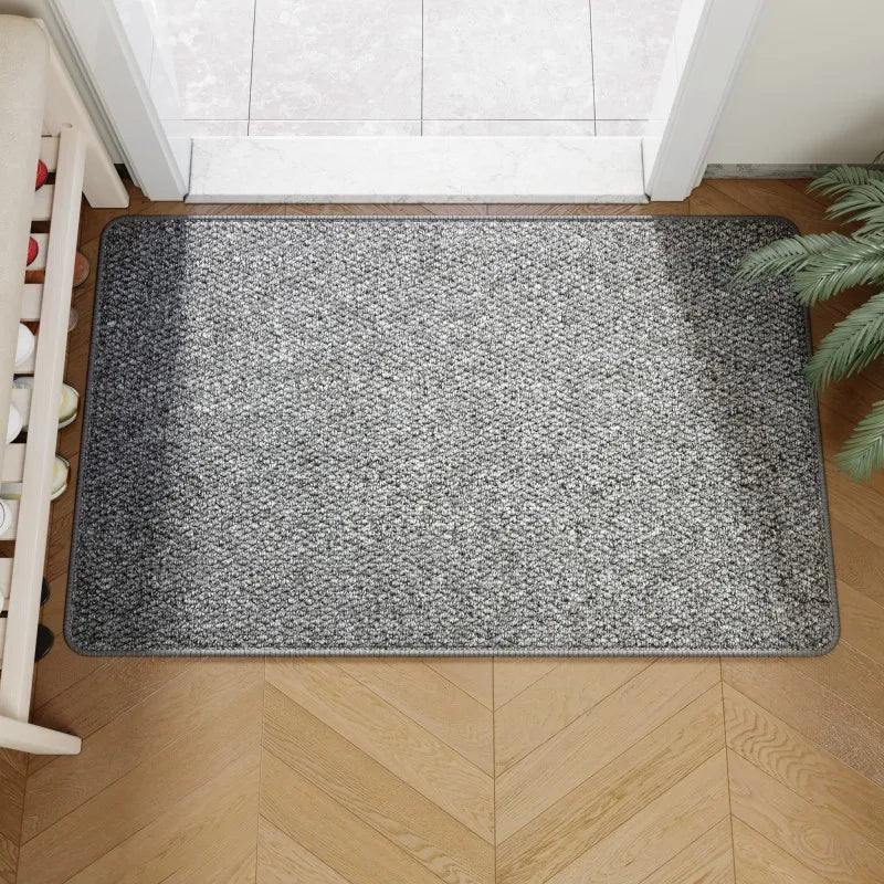 Faux Jute Outdoor Doormat | Non-Slip Rubber Backing
