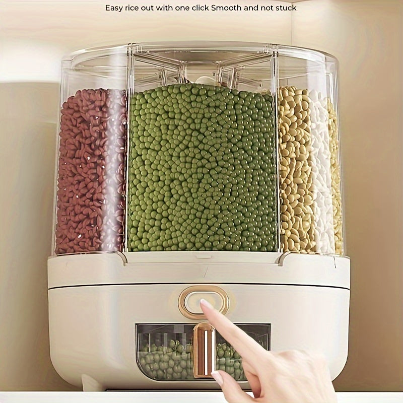 Airtight Food Storage Container | 360° Rotating Design, Large-Capacity