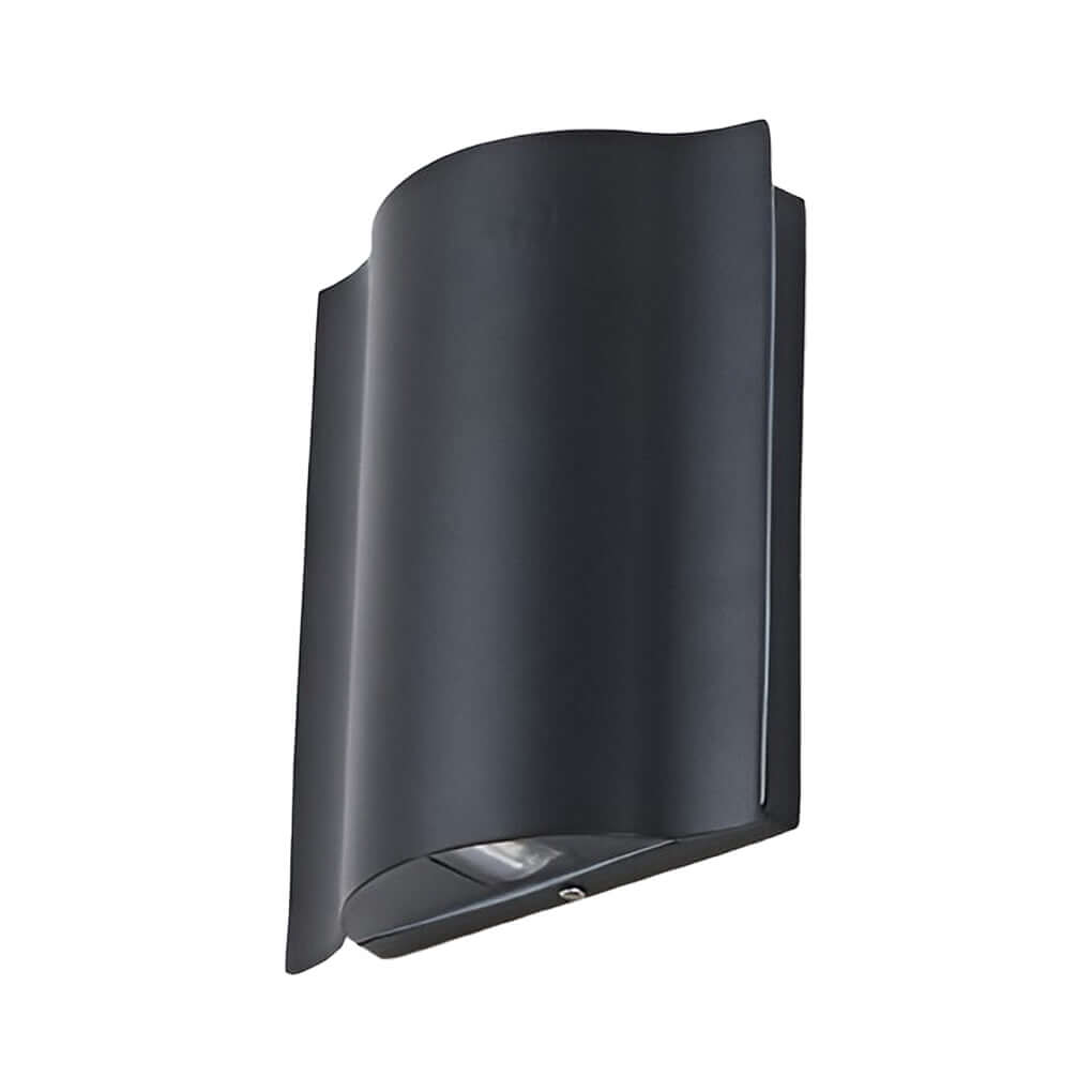 LED Up-Down Wall Light | Wavy Aluminum Design | IP54 Rated | 2-6 Light Configurations