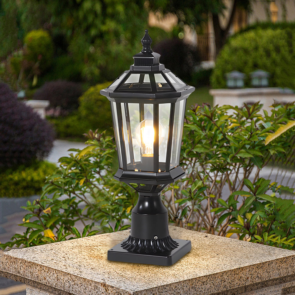 LED Waterproof Solar Column Pillar Lights for Garden