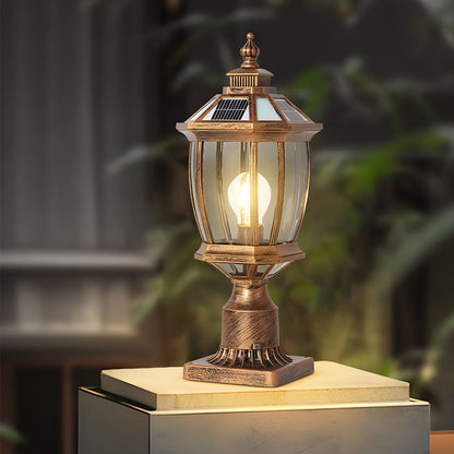 LED Waterproof Solar Column Pillar Lights for Garden