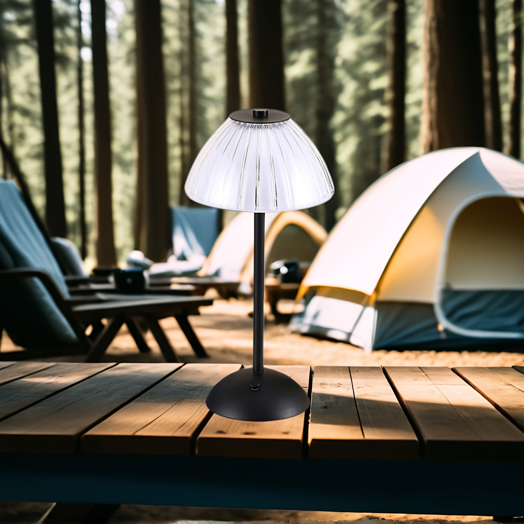 LED Table Lamp | Touch Control with Crystal Shade