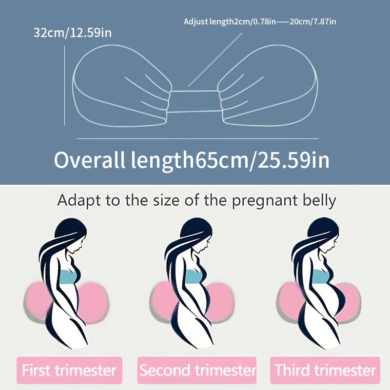 Pregnancy Pillow | Ergonomic Support for Side Sleepers | Maternity Comfort
