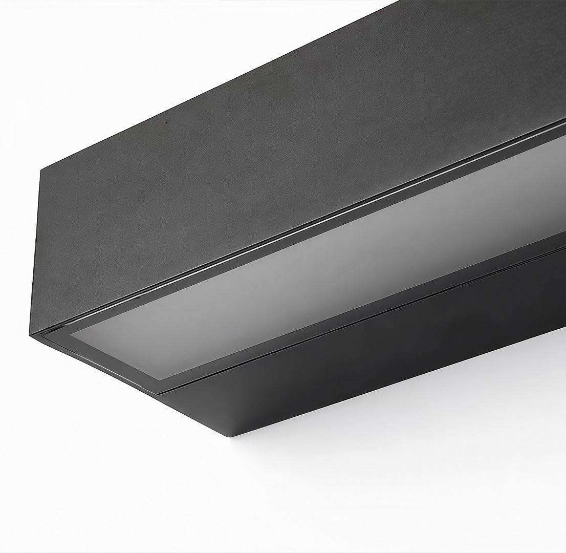 LED Exterior Porch Light Fixture | Modern Die-Cast Aluminum | IP65 Waterproof, Two Color Temperatures