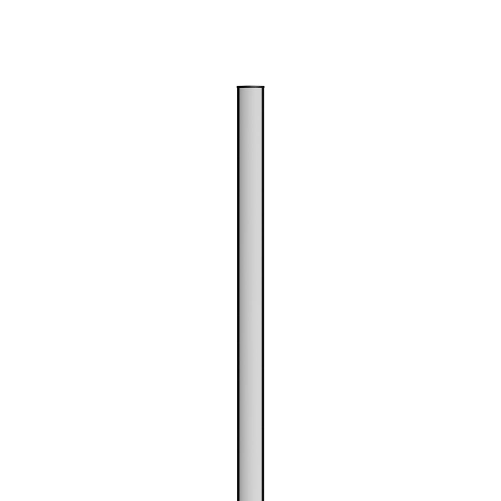 Corner Floor Lamp | 47 or 57 in LED Light Bar on a Triangle Base | Foot Switch, Warm or 3-Color Light