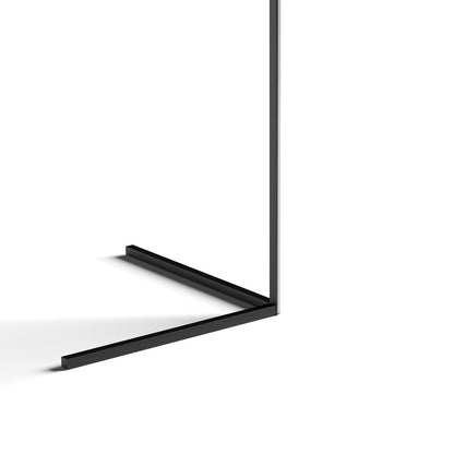 Corner Floor Lamp | 47 or 57 in LED Light Bar on a Triangle Base | Foot Switch, Warm or 3-Color Light