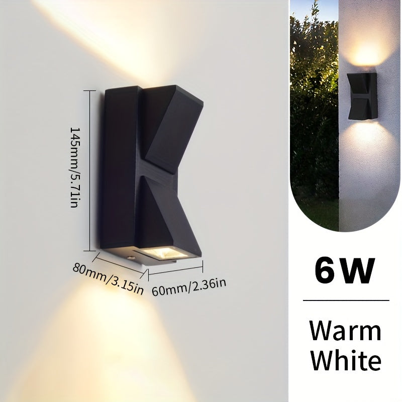 LED Outdoor Wall Light | 3W/6W Waterproof Polycarbonate Modern Design