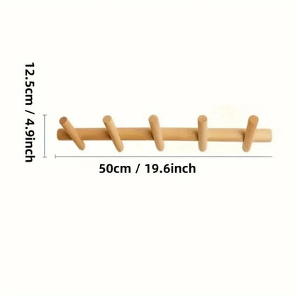 Wall Rack | Solid Oak Wood