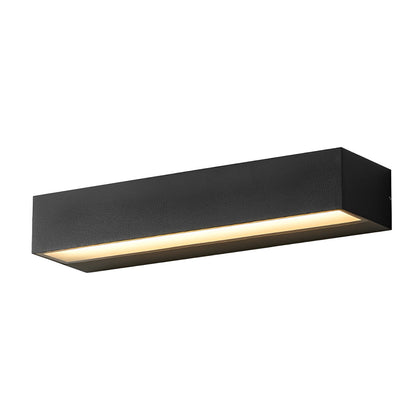 LED Exterior Porch Light Fixture | Modern Die-Cast Aluminum | IP65 Waterproof, Two Color Temperatures