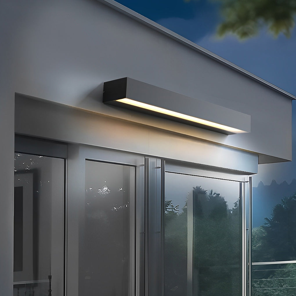 LED Exterior Porch Light Fixture | Modern Die-Cast Aluminum | IP65 Waterproof, Two Color Temperatures