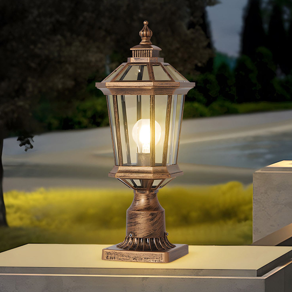 LED Waterproof Solar Column Pillar Lights for Garden