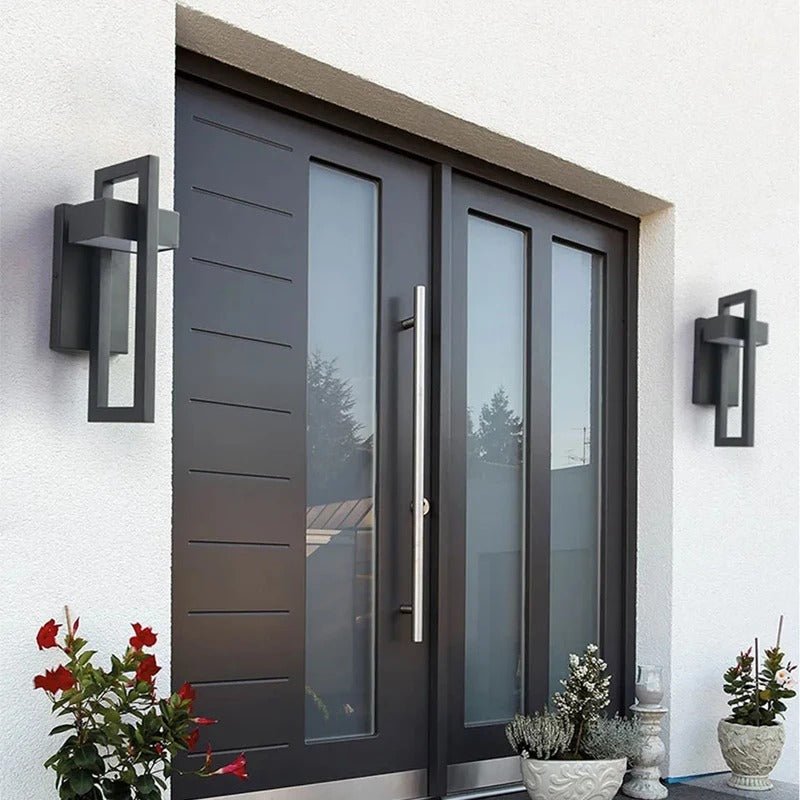 Outdoor Wall Light | Modern Aluminium LED Fixture with Geometric Design