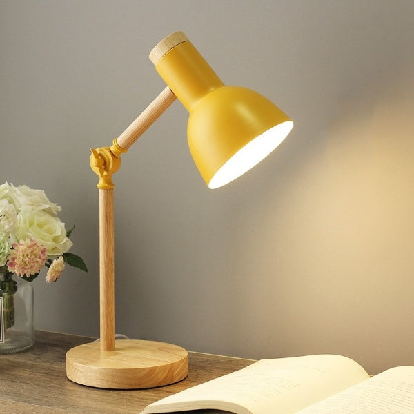 LED Desk Lamp | Scandinavian Wooden Design
