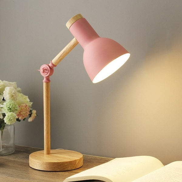 LED Desk Lamp | Scandinavian Wooden Design