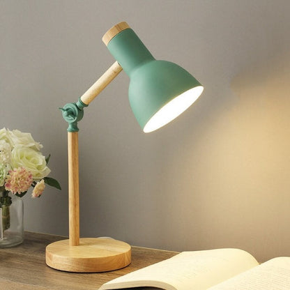 LED Desk Lamp | Scandinavian Wooden Design