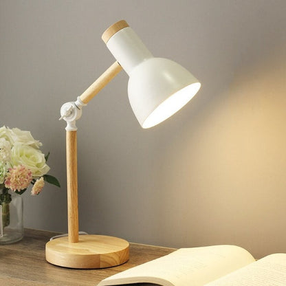 LED Desk Lamp | Scandinavian Wooden Design