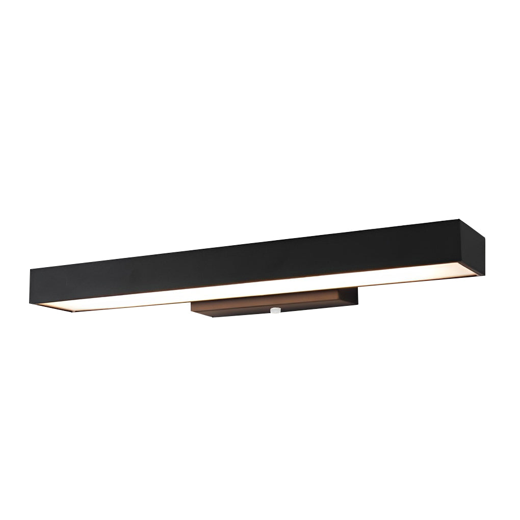 LED Linear Wall Light | Black Rectangular Design with IP65 Protection
