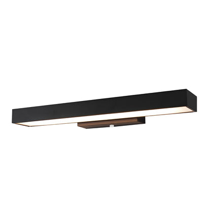 LED Linear Wall Light | Black Rectangular Design with IP65 Protection