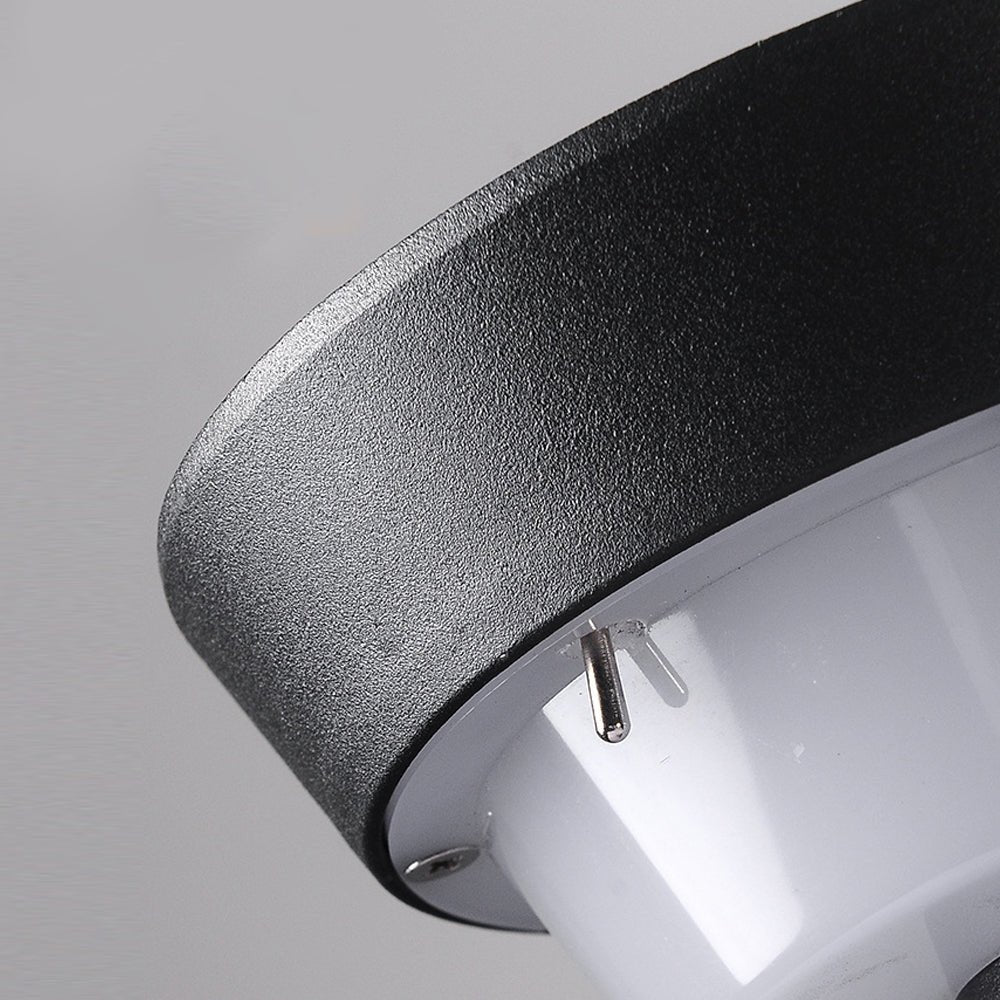 Solar Powered Garden Path Lights | IP65 Waterproof Aluminum | Modern Cylindrical Design | Warm White LED