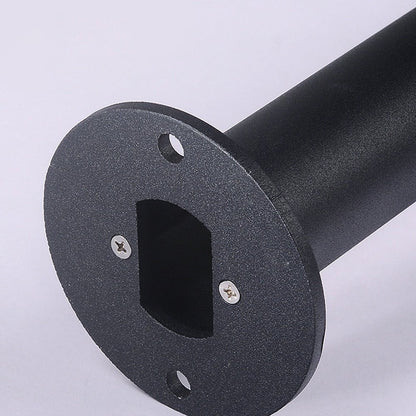 Solar Powered Garden Path Lights | IP65 Waterproof Aluminum | Modern Cylindrical Design | Warm White LED