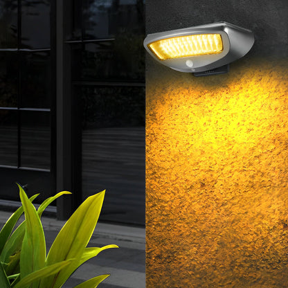Solar Powered Motion Sensor Wall Light | IP65 Waterproof | Adjustable Angle | Two Color Temperatures