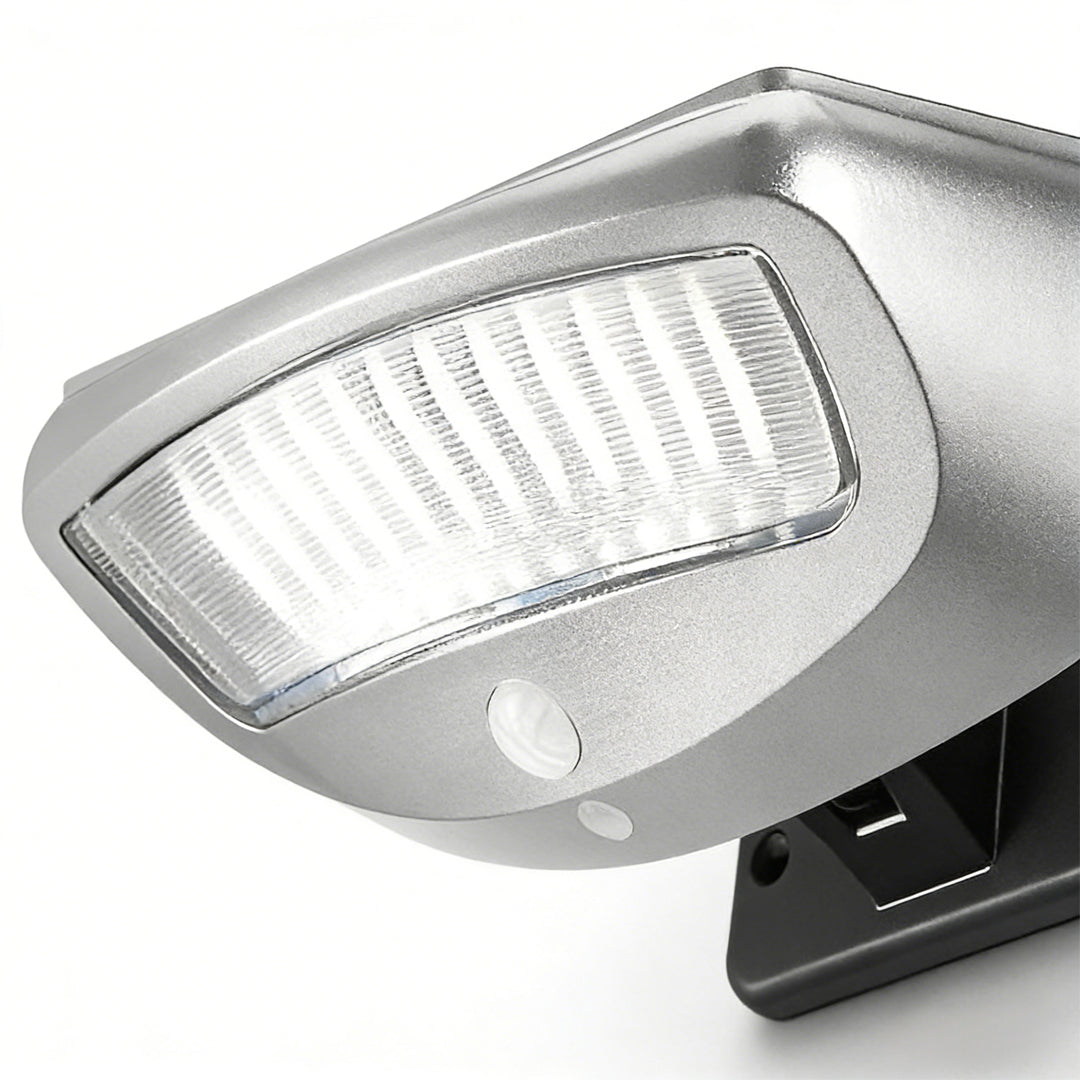 Solar Powered Motion Sensor Wall Light | IP65 Waterproof | Adjustable Angle | Two Color Temperatures
