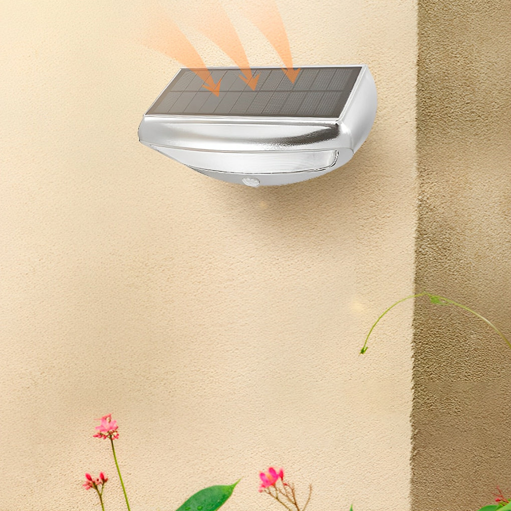 Solar Powered Motion Sensor Wall Light | IP65 Waterproof | Adjustable Angle | Two Color Temperatures