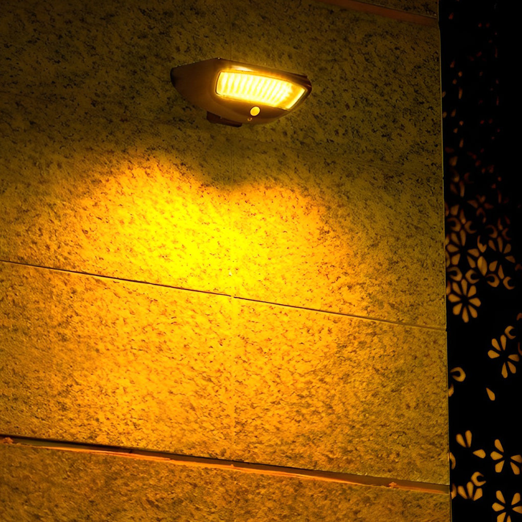 Solar Powered Motion Sensor Wall Light | IP65 Waterproof | Adjustable Angle | Two Color Temperatures