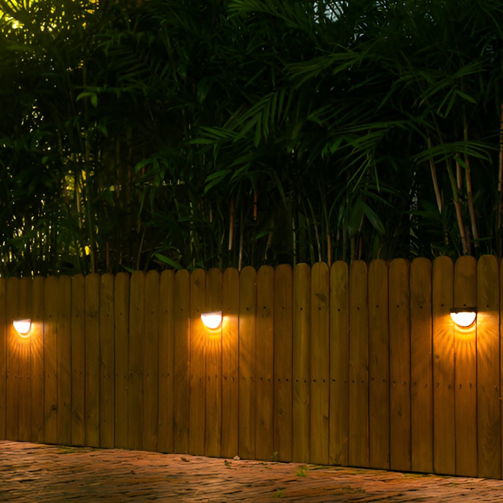 Solar Fence Lights | Waterproof LED Wall Sconce with Automatic Switch