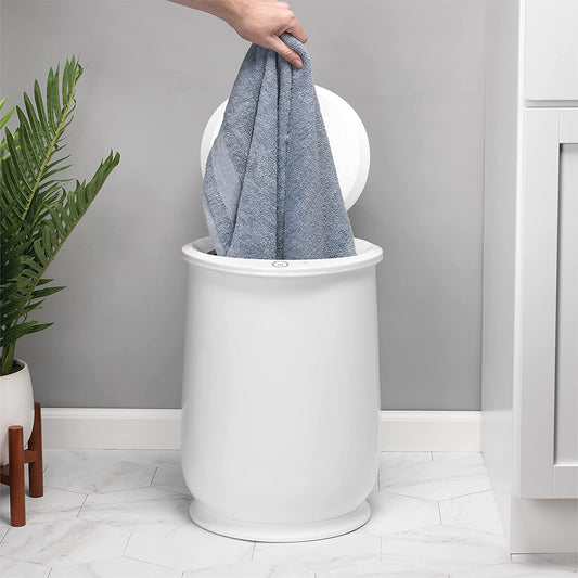 Towel Warmer Bucket | 20L, Holds 2 Large Bath Towels | One-Button Control, Full Heat in About 6 Minutes