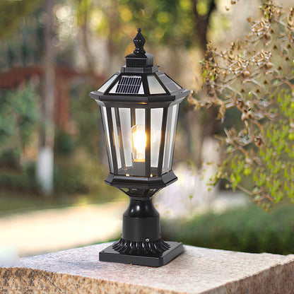 LED Waterproof Solar Column Pillar Lights for Garden